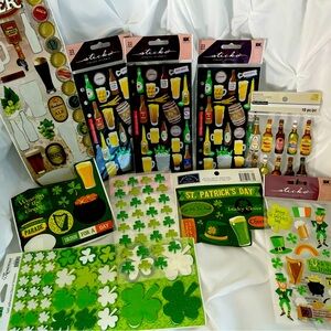 Beer and St. Patrick’s Day Scrapbook Stickers